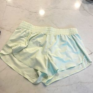Athleta mint colored shorts